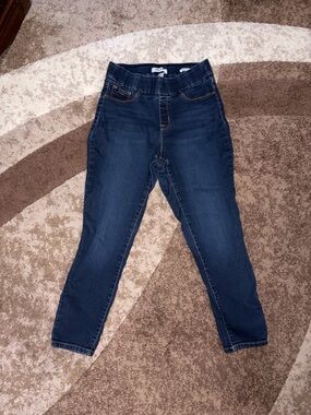 Nine West Pull-On Skinny Jeans – Dark Wash